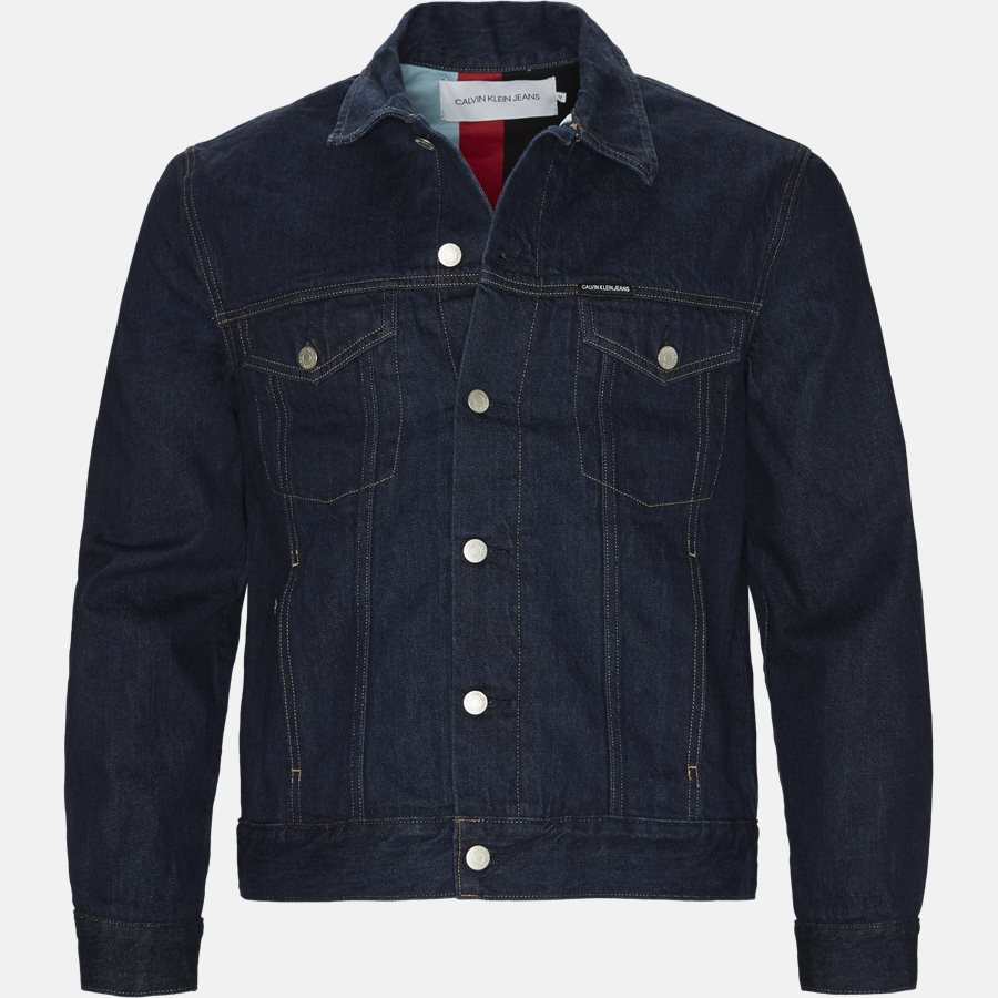 J30J308170 ICONIC TRUCKER - Jakker - Regular fit - DARK DENIM - 1